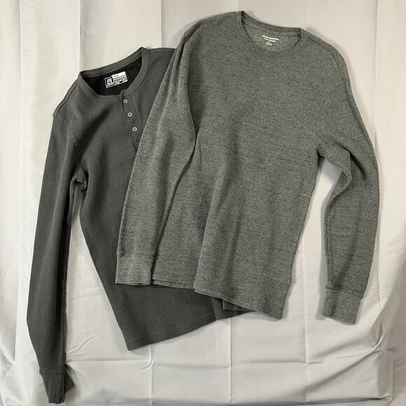 Amazon Essentials Other - Amazon Essentials Avalanche Thermal Shirt Lot Men Medium Waffle Knit Long Sleeve